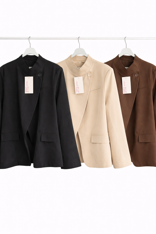 🌸Blazer bouton asymétrique🌸