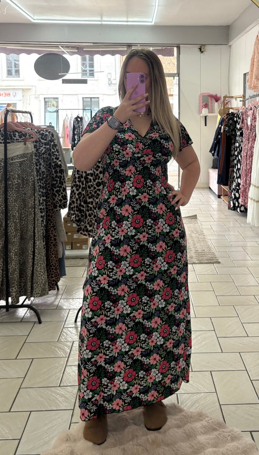 🌸Robe fleur rose 🌸